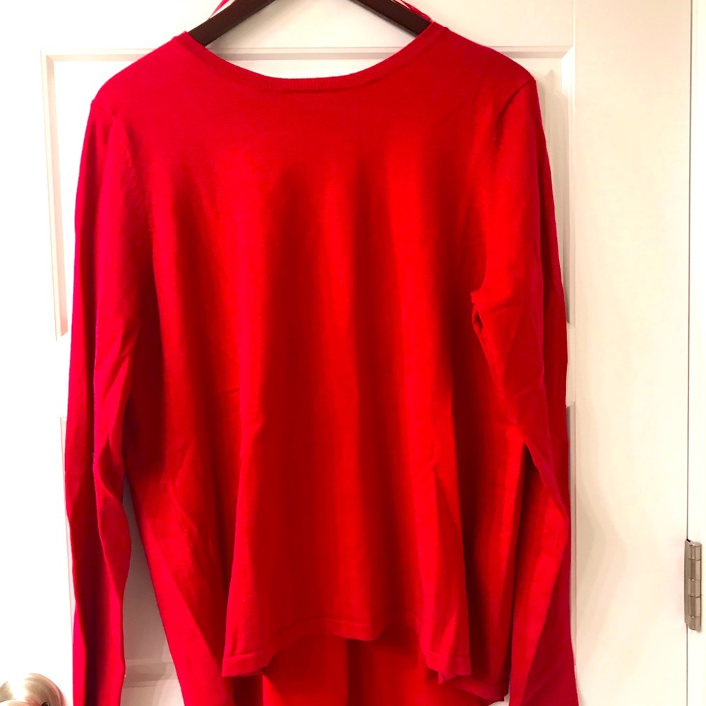 Rich red sweater